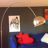 Both daughters are horse riders and have passion in horses. This painting of a dapple gray horse is their be loved Thorough bred horse, River. Photo of The Bubbles House modern home