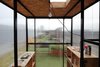 Modern home with Office, Plywood Floor, Study Room Type, Lamps, Shelves, and Desk. Minima Moralia at London Festival of Architecture 2016 - inside view Photo 5 of Minima Moralia