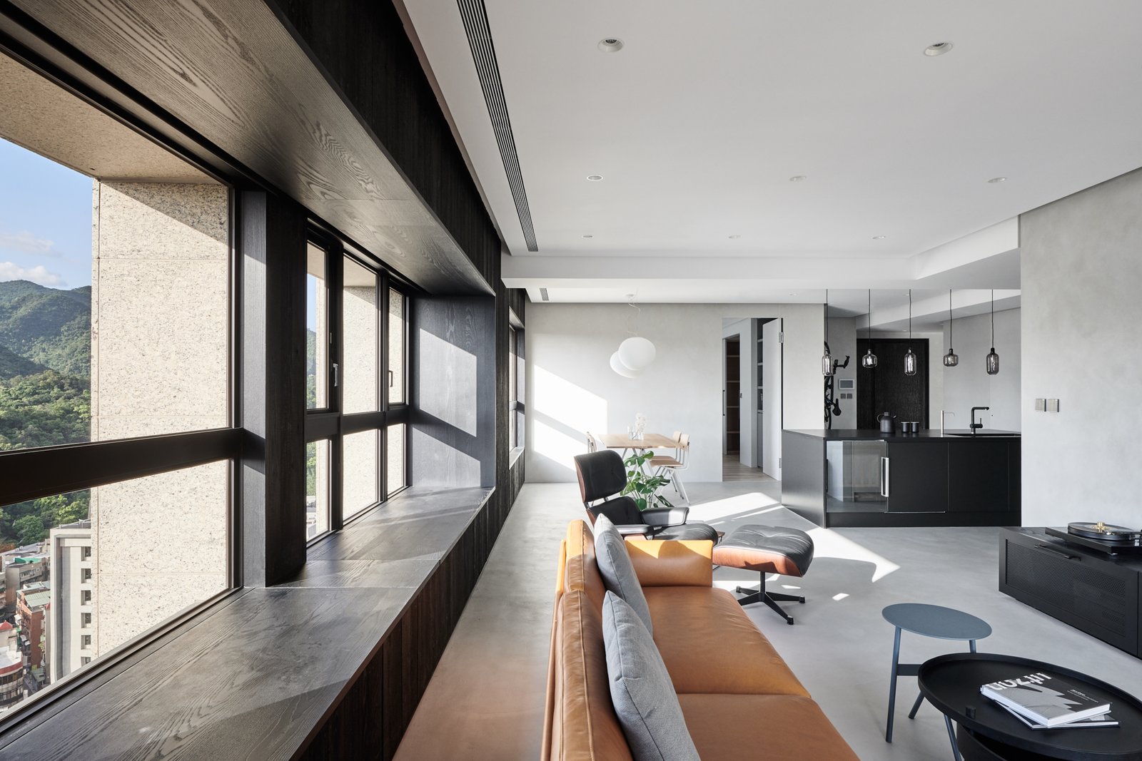 Living area Photo 13 of Blackened Wood Apartment modern home