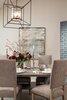 Modern home with Dining Room, Chair, Table, and Ceiling Lighting. Dining room. Interior design by Carrington Hill Designs. Photo 3 of Atherton Home Design Makeover