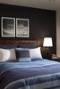 Modern home with Bedroom, Bed, and Table Lighting. Bedroom. Interior design by Carrington Hill Designs. Photo 7 of Atherton Home Design Makeover