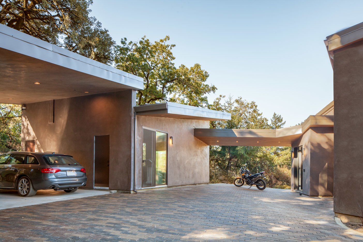 Carport and home entrance