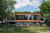 Back yard at Rue de l'Anse residence - PARKA Architecture & Design - Quebec city, Canada Photo 10 of Rue de l'Anse residence modern home