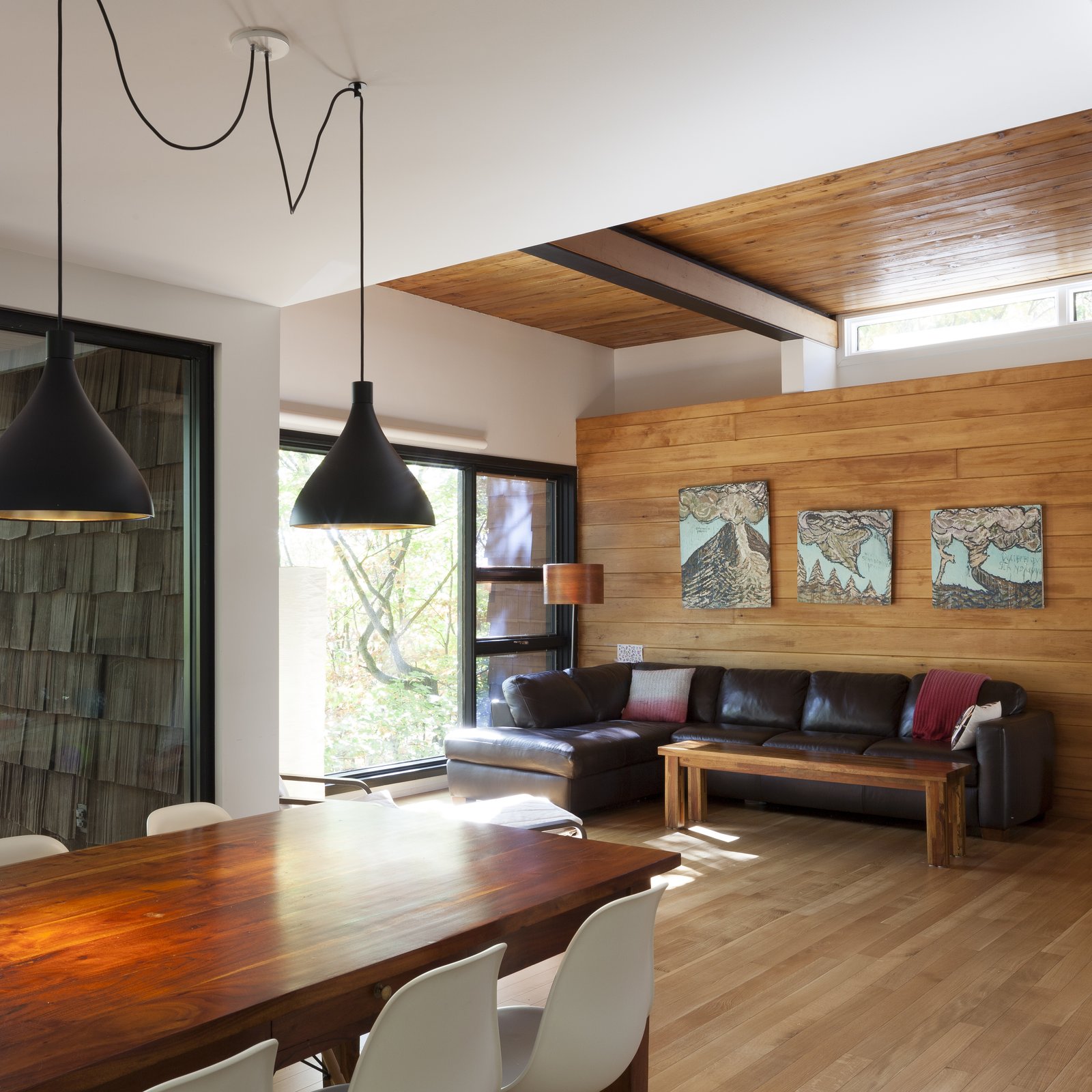 Living room - Rue de l'Espéranto residence  - Guillaume Sasseville & PARKA - Architecture & Design