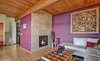 Propane Fireplace in Main Floor Living Room Photo 6 of Idyllic Lopez Island Bayfront Home modern home