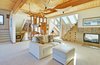 2nd Floor Sun Room Open Bright and Airy with Year Round Light Photo 11 of Idyllic Lopez Island Bayfront Home modern home