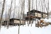Winter Exterior Shot Photo 11 of SHAK Cottages modern home