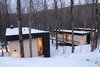 Winter Exterior Shot Photo 13 of SHAK Cottages modern home