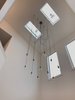 22' dining room ceiling with 11 bulb spider light.. Photo 2 of Sylvan Summit Modern Duplex modern home