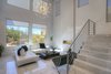 Marble staircase with hand crafted railing Photo 16 of Modern & Sexy in Troon North modern home
