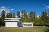 Roof composition and forest background Photo 2 of The Lake House modern home