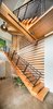 Modern home with Staircase, Wood Tread, and Metal Railing. Vertical stair shaft Photo 5 of Panavista Hill House