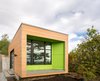 Modern home with Shed & Studio. Art studio with the 'Lone Pine' reflected Photo 12 of Panavista Hill House
