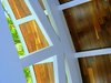 Interior detail metal truss and hardwood cladding for the stair tower Photo 2 of Florida Home modern home