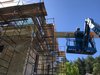 May 2017 : Installing Original Restored Fascia Photo 9 of The Francis House, Calistoga, California formerly The Calistoga Hospital modern home