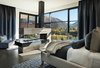 Modern home with Bedroom, Recessed Lighting, Bed, Dark Hardwood Floor, and Chair. Maroon Creek Overlook Master Bedroom. © Copyright CCY Architects. Photo 5 of Maroon Creek Overlook