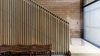 Modern home with Staircase, Wood Tread, Metal Railing, and Wood Railing. CCY Architects | Red Butte Entry Stair Photo 4 of Red Butte