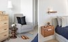 Contemporary Mid-Century Modern furnishings complete the Master Suite Photo 6 of Atwater modern home