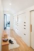 Modern home with Hallway. The bright white hallway adds a lot of storage and still feels spacious Photo of Hurst Avenue