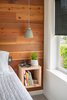 Modern home with Wood Counter, Drop In Sink, Bedroom, Shelves, Bed, Toddler Age, Neutral Gender, Boy Gender, Night Stands, Ceiling Lighting, and Bedroom. Floating nightstand keeps things organized and discreet Photo 5 of Hurst Avenue