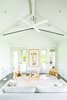 Modern home with Living Room, Concrete Floor, Recessed Lighting, and Chair. Upcountry Maui Cottage and Barn: living room Photo 4 of Haiku Maui