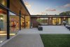 Rear Patio Photo 3 of The Pinstripe House - Mid-Century Modern Minimalism. Available for $7,750,000 modern home
