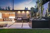 Outdoor Kitchen and Fire Pit Photo 5 of The Pinstripe House - Mid-Century Modern Minimalism. Available for $7,750,000 modern home