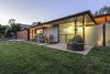 Front Entrance and Flush To Face Garage Photo 7 of The Pinstripe House - Mid-Century Modern Minimalism. Available for $7,750,000 modern home