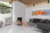 Living Room Photo 13 of The Pinstripe House - Mid-Century Modern Minimalism. Available for $7,750,000 modern home