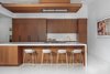 Entertaining Kitchen Photo 17 of The Pinstripe House - Mid-Century Modern Minimalism. Available for $7,750,000 modern home