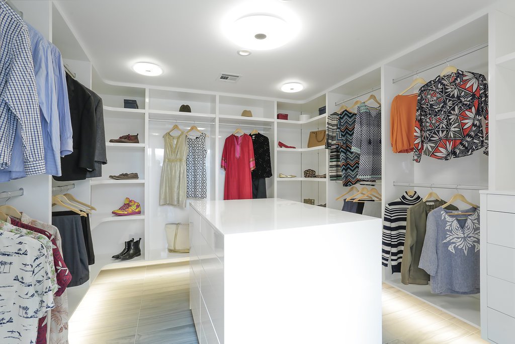 Photo 4 of 10 in 10 Modern WalkIn Closets from The Pinstripe House