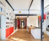 Supporting the canopy roof - the expressed steel structure provides an open plan and views to the sky. Photo 4 of Enmore House modern home