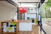 Interior spaces are brightened and personalised with colourful joinery elements Photo 7 of Enmore House modern home