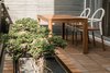 Modern home with Outdoor, Trees, Hardscapes, Gardens, Small Pools, Tubs, Shower, Metal Patio, Porch, Deck, Wood Patio, Porch, Deck, and Small Patio, Porch, Deck. Large terrace with solid teak decking Photo 11 of T House