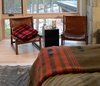 Master Bedroom Seating Area, Martis Camp Residence by Jill Dudensing Lifestyle + Design Photo 16 of Martis Camp Family Home by Jill Dudensing Lifestyle + Design modern home