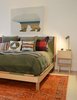 Guest Bedroom with Custom Furniture by blankblank & Art by Micah Crandall-Bear, Martis Camp Residence by Jill Dudensing Lifestyle + Design Photo 19 of Martis Camp Family Home by Jill Dudensing Lifestyle + Design modern home