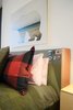 Detail of Custom-Made Guest Bed, Martis Camp Residence by Jill Dudensing Lifestyle + Design Photo 20 of Martis Camp Family Home by Jill Dudensing Lifestyle + Design modern home