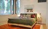 Guest Bedroom with Custom Furniture by blankblank & Art by Micah Crandall-Bear, Martis Camp Residence by Jill Dudensing Lifestyle + Design Photo 18 of Martis Camp Family Home by Jill Dudensing Lifestyle + Design modern home