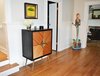 Entry Hall with Custom Console & Sculpture by Camille Vandenberge, Redecoration of Elegant East Sacramento Residence by Jill Dudensing Lifestyle + Design Photo 2 of Redecoration of Elegant East Sacramento Residence by Jill Dudensing Lifestyle + Design modern home