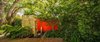 The bold red wall acts as an anchor behind the water feature leading your eye down the path creating a longer site line. Photo 3 of Von Phister modern home