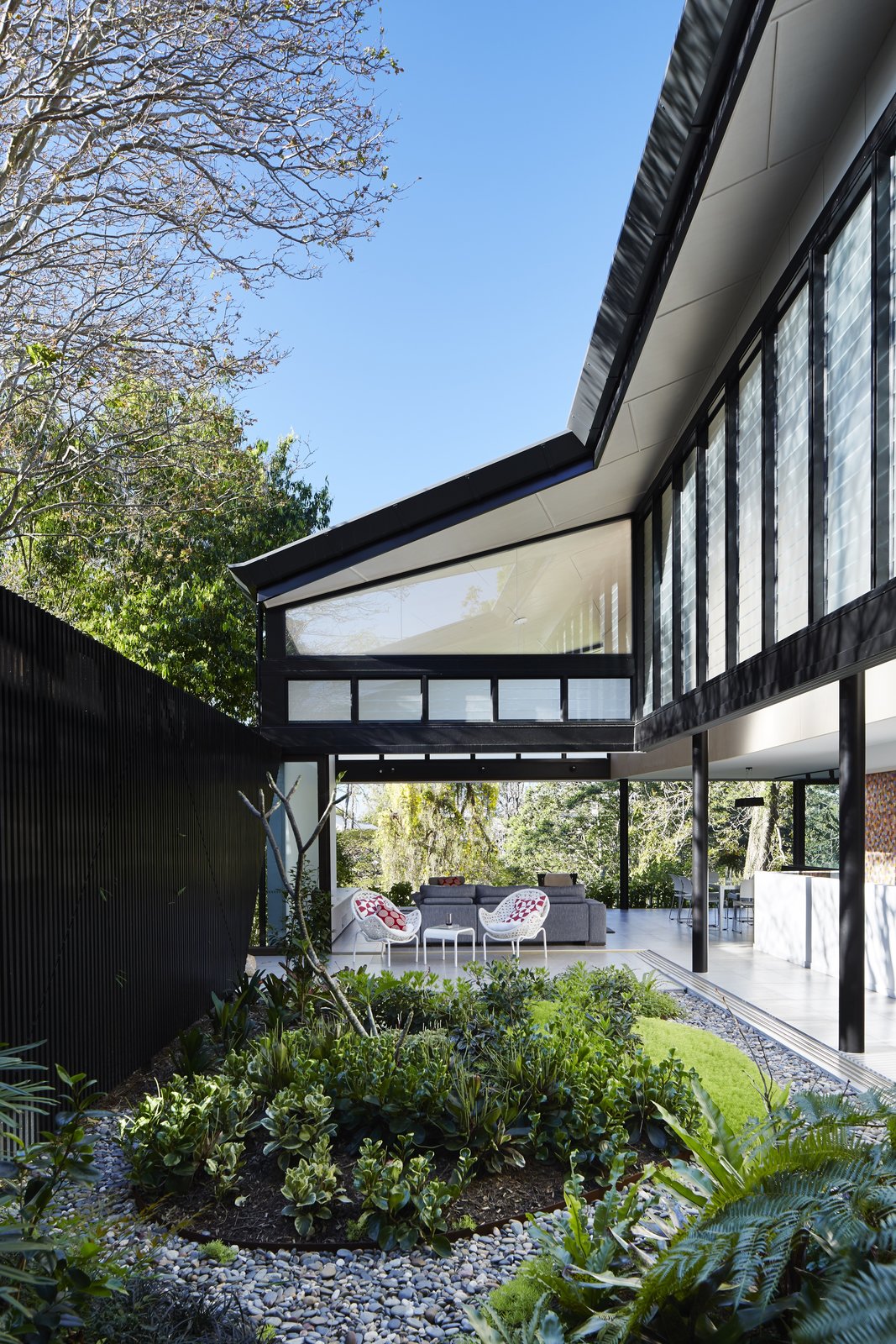 Photo 7 of 12 in An Edgy Slatted Facade Conceals a Striking Indoor ...