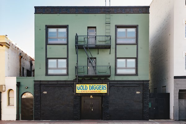 In a nod to its history, much of the exterior of Gold Diggers was kept intact, including the vintage signage.