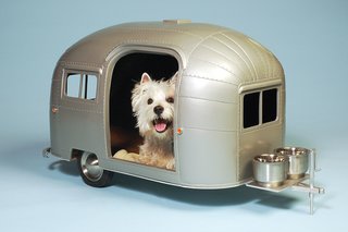 Beaumont treats each camper like a sculpture, customizing the designs to the occupants—for example, with personalized license plates. Indoor use is recommended for optimal longevity.