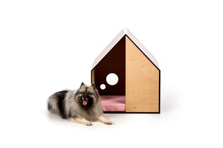The Dog Room, designed by architect Michael Ong in collaboration with Australian outfit Made by Pen, modernizes the classic dog house silhouette via a lightweight, E-coat aluminum frame that supports panels made of marine OSB or marine plywood. Memory foam bamboo charcoal mattresses are available in grey, pink, or green.