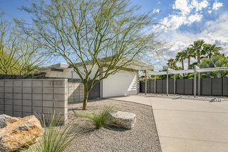 The home is located in the Movie Colony East neighborhood, on land that was once part of the Frank Sinatra estate before it was subdivided.