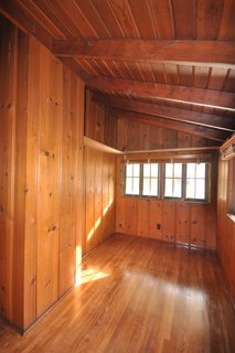 Before: The other half of the old porch became a children’s room.