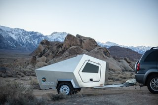 A Timbren 1,200-pound independent suspension and Titan hydraulic disc brake system make for a smooth towing experience.