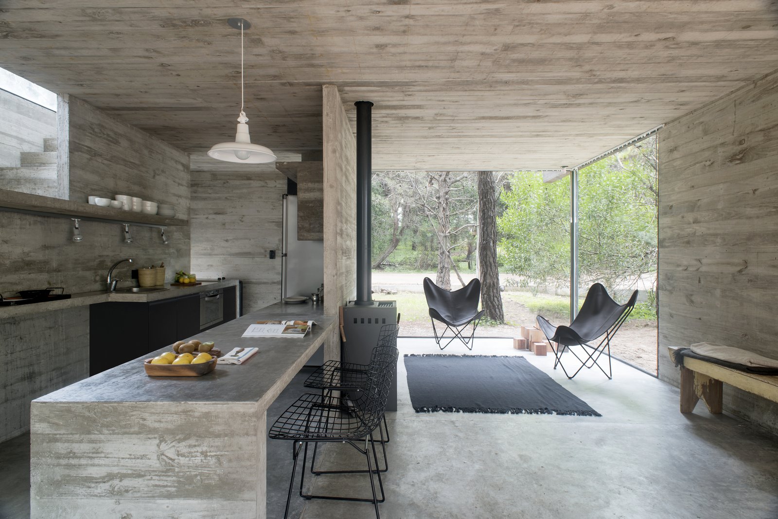 Photo 5 of 10 in A Concrete Vacation House Keeps Life Simple in Coastal  Argentina - Dwell, image size:1600x1068