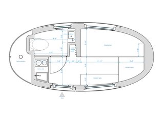 Ecocapsule Floor Plan