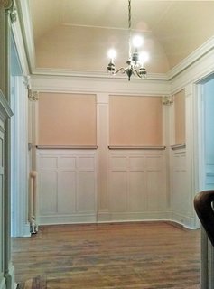 Before: the firm estimates that a renovation in the 1920s or 1930s created a central foyer between the living and dining rooms.
